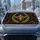 Golden Bee And Laurel Botanical Decor For Elegant Gothic Cottagecore Nature Lovers Car Sunshade - 2