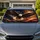 Soaring Bald Eagle With American Flag Fireworks Patriotic July Fourth Decor Gift Car Sunshade - 1