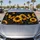 Golden Monarch Butterflies And Sunflowers Dark Botanical Summer Road Trip Decor For Fans Car Sunshade - 2