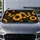 Golden Monarch Butterflies And Sunflowers Dark Botanical Summer Road Trip Decor For Fans Car Sunshade - 4