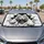 Roaring White Tiger Breaking Through Cracked Wall For Bold Safari Style Animal Lovers Car Sunshade - 4