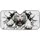 Roaring White Tiger Breaking Through Cracked Wall For Bold Safari Style Animal Lovers Car Sunshade - 3