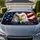 Bald Eagle Patriotic Flag Abstract Paint Splashes For Fourth Of July Road Trip Fans Car Sunshade - 1