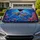 Neon Sea Turtle Reef Fantasy Ocean Marine Life Tropical Beach Lover Decor Gift Vibes Car Sunshade - 1