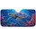 Neon Sea Turtle Reef Fantasy Ocean Marine Life Tropical Beach Lover Decor Gift Vibes Car Sunshade - 3