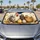 Whimsical Fluffy Chicken Family With Scratchy Ink Farmhouse Decor For Poultry Lovers Car Sunshade - 2