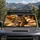 Realistic Brown Black Tabby Cat On Cream Sherpa Blanket Cozy Cabin Decor For Cat Lovers Car Sunshade - 2