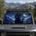 Black Kitten Under Starry Night Sky Celestial Decor For Cat Lovers And Dreamy Drives Car Sunshade - 2