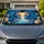 Blue Blossom Heart Light Path With Butterflies For Romantic Ocean Dusk Summer Drives Car Sunshade - 1