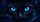Mystic Black Cat Eyes With Electric Cyan Glow For Night Drive Style And Cat Lovers Car Sunshade - 6