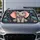 Cute Baby Elephant Jungle Leaves For Playful Road Trip Decor And Animal Lovers And Kids Car Sunshade - 5