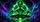 Neon Alien UFO Forest Aurora Space Scene For Sci Fi Road Trip Style Mystery Lovers Car Sunshade - 6
