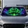 Neon Alien UFO Forest Aurora Space Scene For Sci Fi Road Trip Style Mystery Lovers Car Sunshade - 4