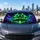 Neon Alien UFO Forest Aurora Space Scene For Sci Fi Road Trip Style Mystery Lovers Car Sunshade - 5