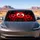 Cheerful Red Ladybug Cartoon With Black Floral Accents For Summer Bug Lovers And Kids Car Sunshade - 4