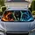 Three Fierce Black Wolves With Glowing Eyes For Dark Fantasy Adventure Enthusiasts Car Sunshade - 1