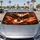Bald Eagle Lightning Storm Patriotic Fiery Sky Decor For Freedom Lovers And Veterans Car Sunshade - 2