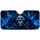 Blue Grim Reaper Skull Dark Fantasy Gothic Travel Style For Metal Fans And Drivers Car Sunshade - 3