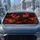 Dark Fantasy Fire Dragon With Volcanic Lightning For Gothic Road Trips And Gamers Car Sunshade - 4