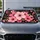 Pink Cherry Blossom Floral Bouquet On Black For Summer Road Trips And Daily Drivers Car Sunshade - 5
