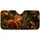 Cute Red Squirrel Peeking From Forest Tree For Woodland Drives And Nature Lovers Car Sunshade - 3