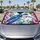 Tropical Sea Turtle With Hibiscus Flowers For Beach Lovers And Ocean Decor Enthusiasts Car Sunshade - 4