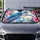 Tropical Sea Turtle With Hibiscus Flowers For Beach Lovers And Ocean Decor Enthusiasts Car Sunshade - 5