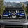 Blue Line Skull American Flag Distressed Stars Stripes Police Support Decor Gift Car Sunshade - 2
