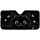 Cute Black Cat Silhouette With Big Eyes For Gothic Summer Travel And Kitten Lovers Car Sunshade - 3