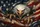 Realistic Bald Eagle With Vintage American Flag Stripes For Patriotic Road Trips Car Sunshade - 6