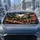 Realistic Bald Eagle With Vintage American Flag Stripes For Patriotic Road Trips Car Sunshade - 4