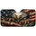 Realistic Bald Eagle With Vintage American Flag Stripes For Patriotic Road Trips Car Sunshade - 3
