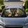 Realistic Shepherd Dog With Upright Ears For Pet Lover Road Trips And Daily Commutes Car Sunshade - 1