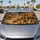 Weathered Wooden Cross In Desert Canyon For Christian Faith Road Trip Travel Gift Car Sunshade - 4