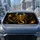 Golden Glitter Scorpion On Black Metallic Gold Zodiac Style For Astrology Fans Gifts Car Sunshade - 2