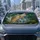 Realistic Leaping Trout With Fishing Lure And River Splash For Anglers Outdoors Fans Car Sunshade - 4