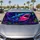 Psychedelic Neon Deep Sea Shark With Glowing Reef Details For Ocean Adventure Lovers Car Sunshade - 4