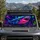 Psychedelic Neon Deep Sea Shark With Glowing Reef Details For Ocean Adventure Lovers Car Sunshade - 2