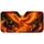 Blazing Phoenix Rising From Embers For Fantasy Road Trips And Mythic Firebird Fans Car Sunshade - 3