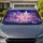 Magical Twilight Butterflies Over Reflective Lake For Dreamy Fantasy Travel Lovers Car Sunshade - 1