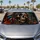 Fiery Weathered Skull With Feather Headdress For Dark Gothic Road Trip Decor Lovers Car Sunshade - 4