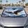 Realistic Bald Eagle Soaring Over Blue Sky Clouds For Patriotic Road Trip Style Fans Car Sunshade - 4