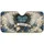 Dad Memorial Heart Wreath With Angel Wings Blue Roses Remembrance Tribute Gift For Family Car Sunshade - 3