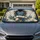 Dad Memorial Heart Wreath With Angel Wings Blue Roses Remembrance Tribute Gift For Family Car Sunshade - 1