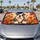 British Bulldog Puppy With Autumn Leaves Fall Decor For Dog Lovers And Pet Owners Car Sunshade - 2