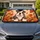 British Bulldog Puppy With Autumn Leaves Fall Decor For Dog Lovers And Pet Owners Car Sunshade - 1