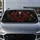 Gothic Skull Spider And Crimson Web Dark Grunge Decor For Horror Fans And Metalheads Car Sunshade - 5