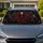 Gothic Skull Spider And Crimson Web Dark Grunge Decor For Horror Fans And Metalheads Car Sunshade - 1