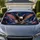 Patriotic Bald Eagle With American Flag Wings For Veterans And Freedom Lovers Gift Car Sunshade - 1
