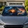 Wolf Forest Double Exposure Twilight Wilderness Decor For Outdoor Adventure Lovers Car Sunshade - 1